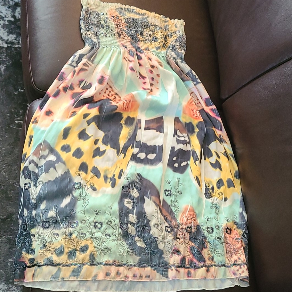 Silky sun dress, Holter style